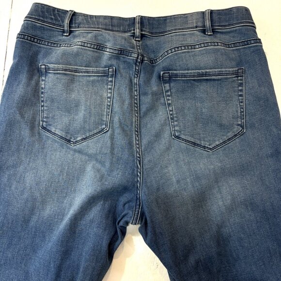 J. Jill Denim High Rise Cropped Capri Stretch Jeans - Picture 8 of 14